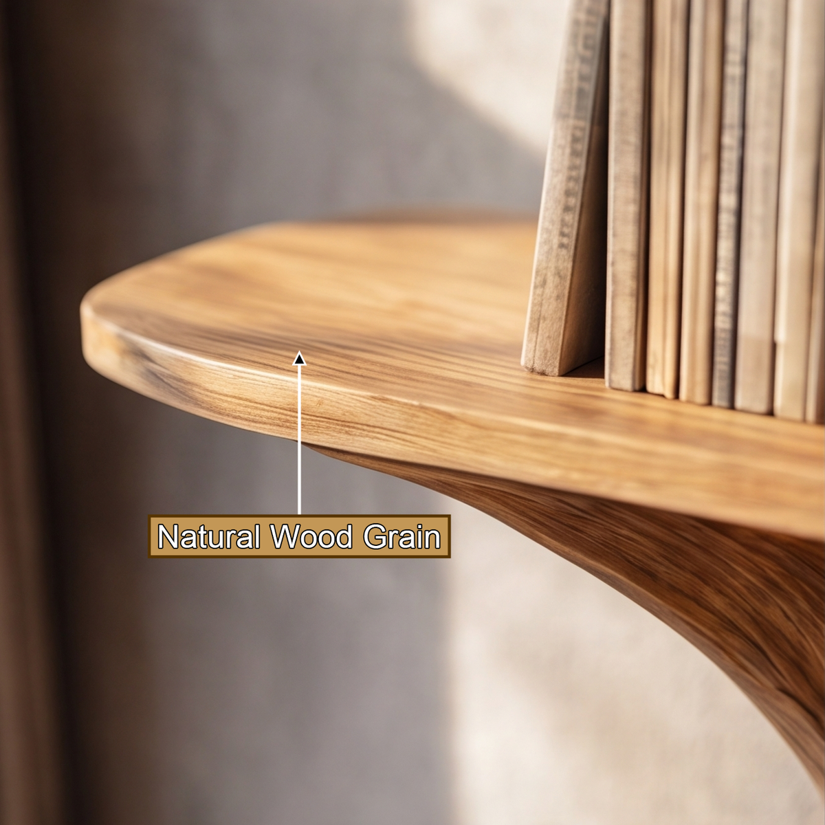 Ashgrove Handcrafted Solid Wood Tree Bookshelf