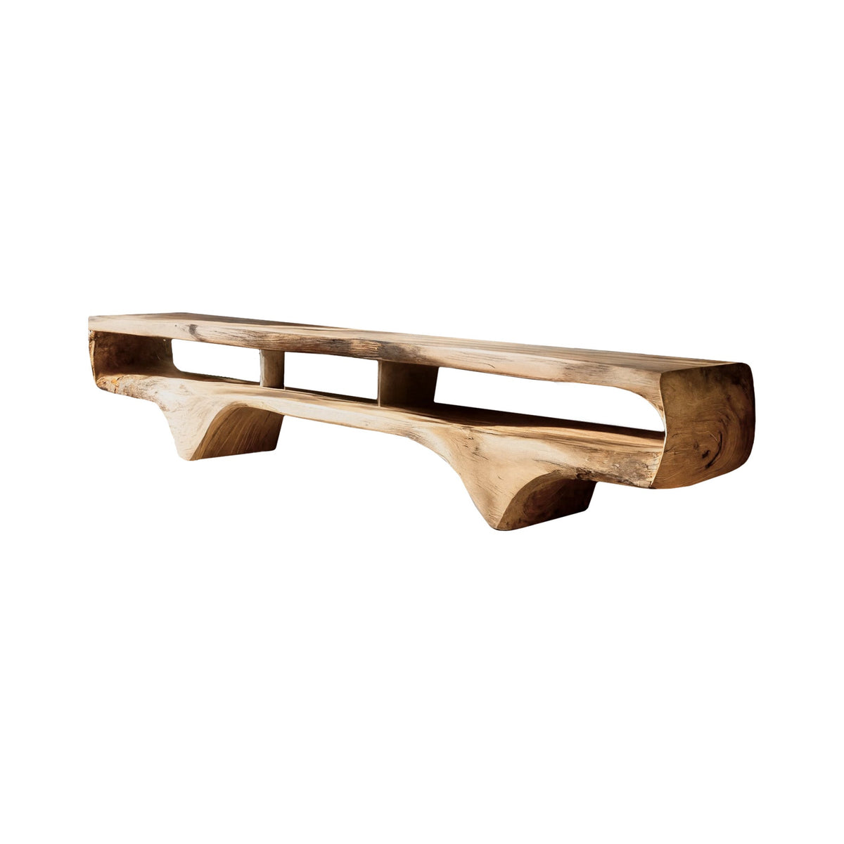 Flowcrest Solid Wood TV Console