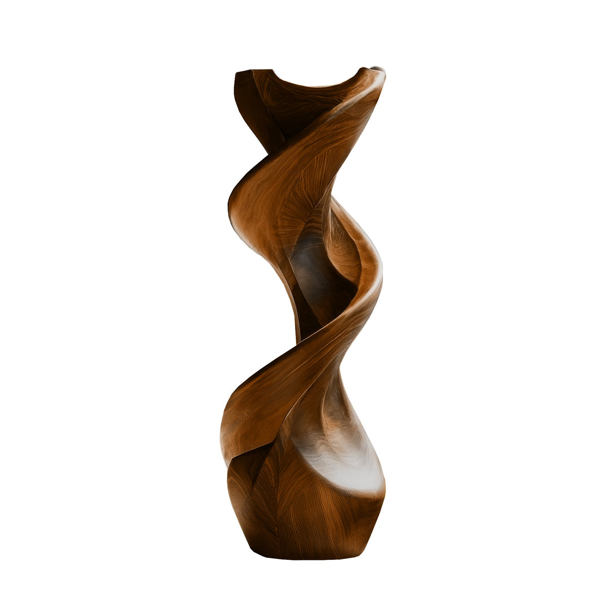 Sylvaris Sculpted Solid Wood Pedestal Stand